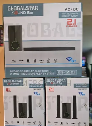2.1ch Globalstar Sub Woofer System Bt/Usb/Fm Tall Boy(Model Of V527)