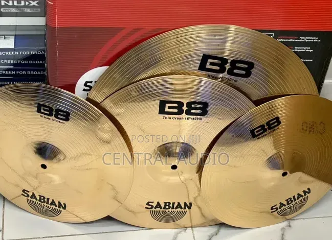 B8 Sabian Complete Set Drum Symbols