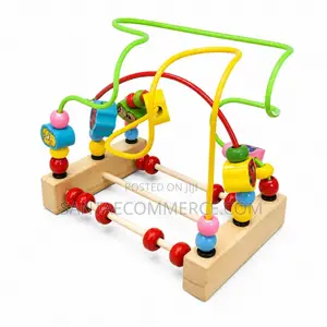 Wooden Bead Maze Counting Activity Toy
