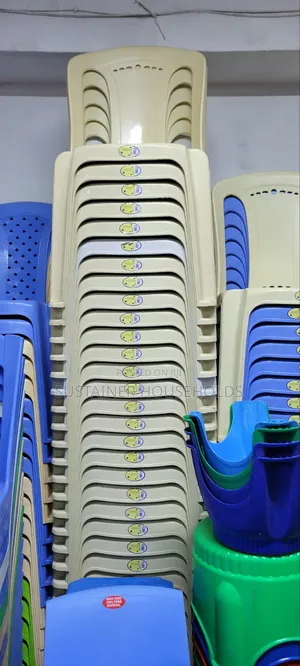 Cream Stejes Plastic Chairs