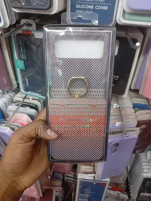 Samsung Galaxy Z Flip Series Checkered Tribal Pattern Ring Case