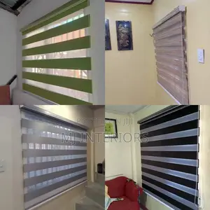 Modern Day and Night Zebra Blinds Easy Light Control System