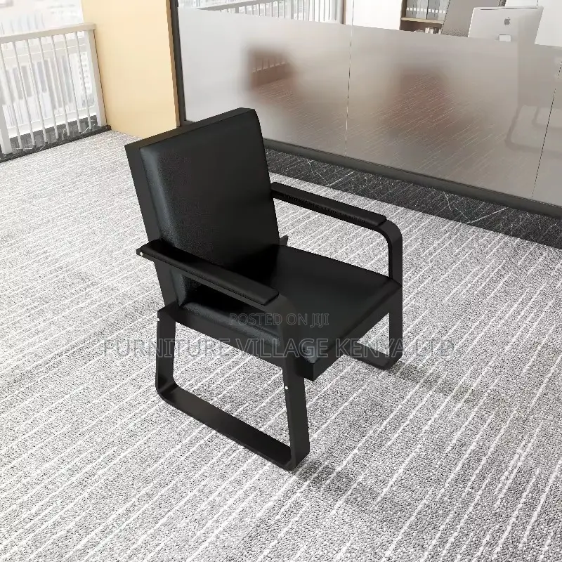 Office Sofa: 5-Seater Leather Lobby Sofa Set