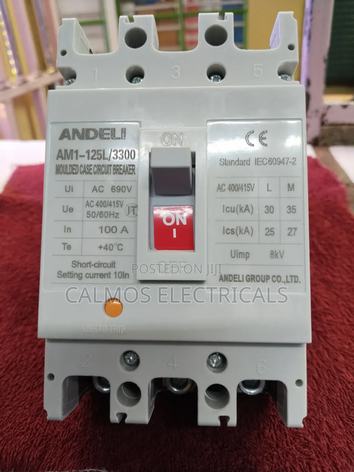 3pole McCb 100a