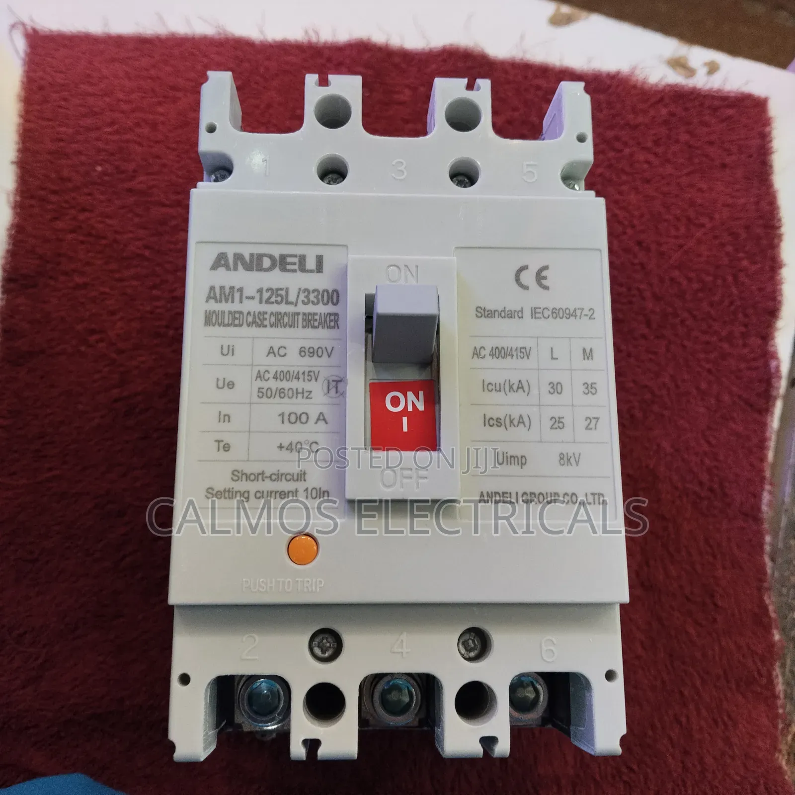 3pole McCb 100a