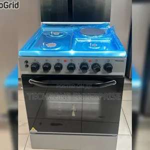 60*60cm Hisense Free 3g+1e Standing Cooker With Electric Oven 