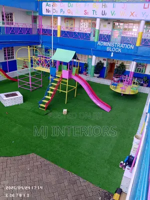 Soft Synthetic Grass Carpet for School Playing Compound Areas