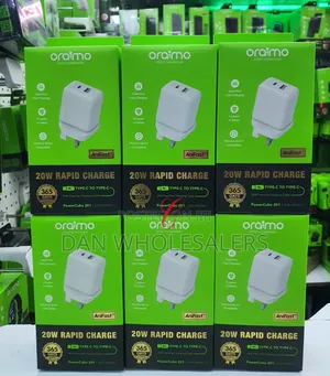 Oraimo Powercube 201 Ocw-5203ucc *20w Dual Ports* Type C Rapid Charger