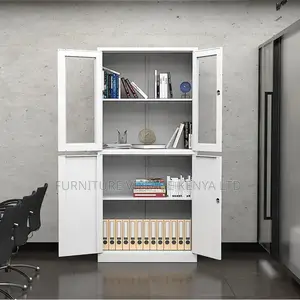 Office Cabinet: 2-Door File Storage Display Cabinet.