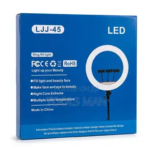 18" Professional Led Ring Light-Dimmable,Phone Holders Stand LJJ-45