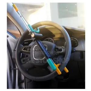 Heavy Duty Anti Theft Steering Wheel Lock Designed to Immobilize Wheel