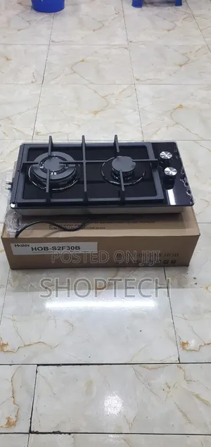 Haier Glass Inbuilt 2 Burner