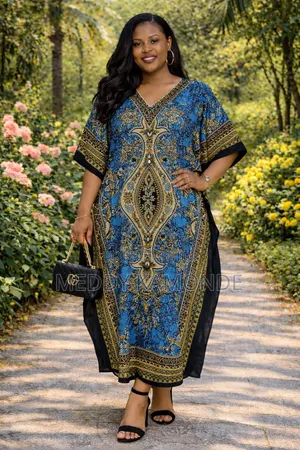 Purple/Blue African Dress