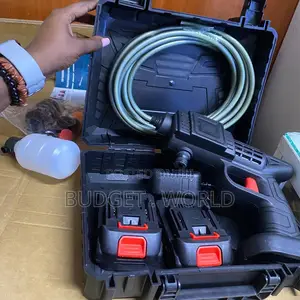 Wireless Rechargeable Water Spray Machine – Portable Car Washer With 2