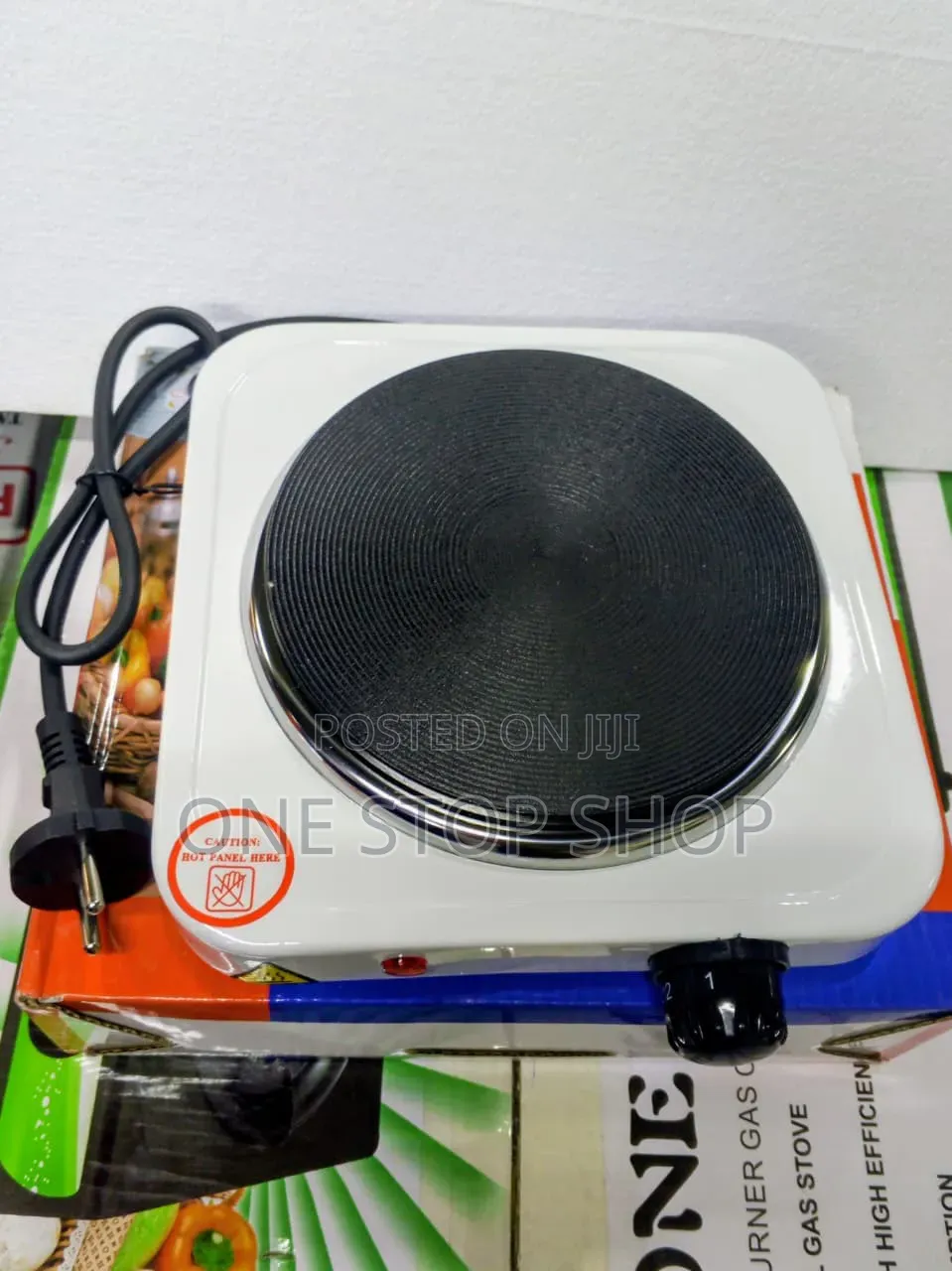 Portable Single Solid Hot Plate Burner With 5 Adjustable Temp Control