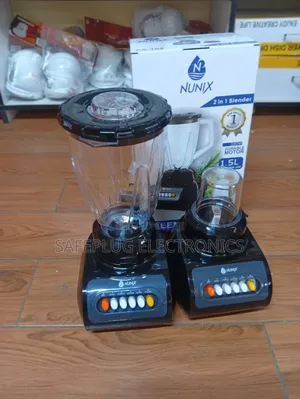 2 in 1 Blender -Nunix Ak105 Blender – Strong Motor Sharp Blades
