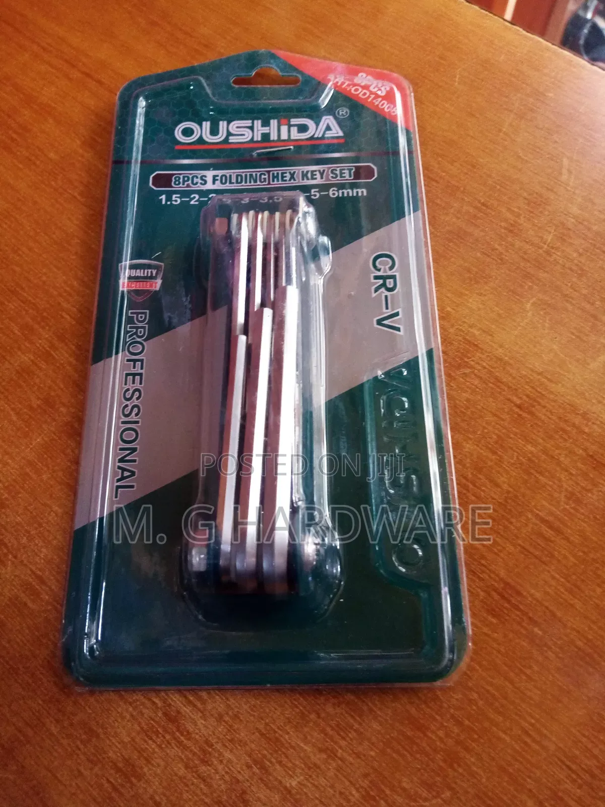 Oushida Folding Hex Key Set