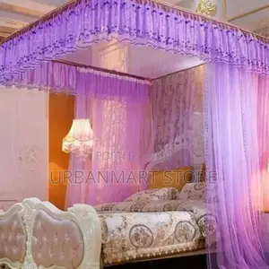2 Stand Mosquito Net for 4/5 by 6 Bed – Strong Spacious