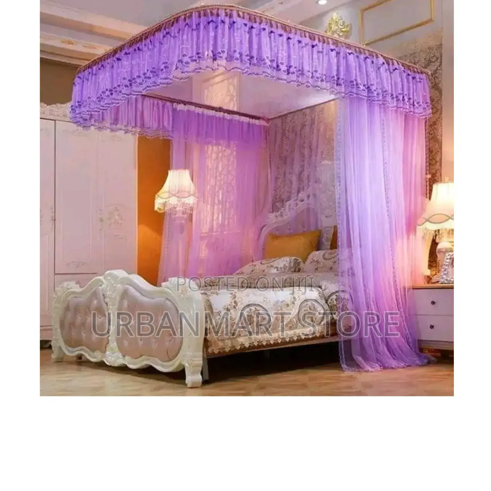 2 Stand Mosquito Net for 4 by 6, 5 by 6 6 by 6 Beds