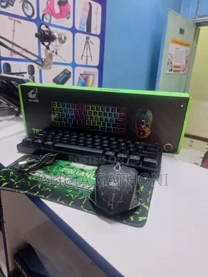 T61 Wireless Rechageable Backlit Gaming Keyboard and Mouse