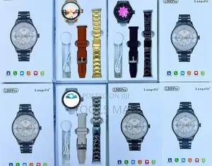 Langsfit L500 Pro Smart Watch:Bluetooth Call, Amoled,2-in-1 Dual Strap