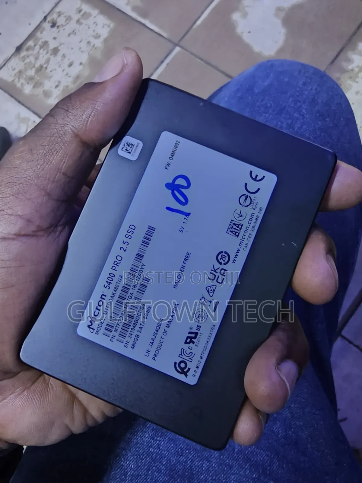 Micron 480gb SSD 2.5