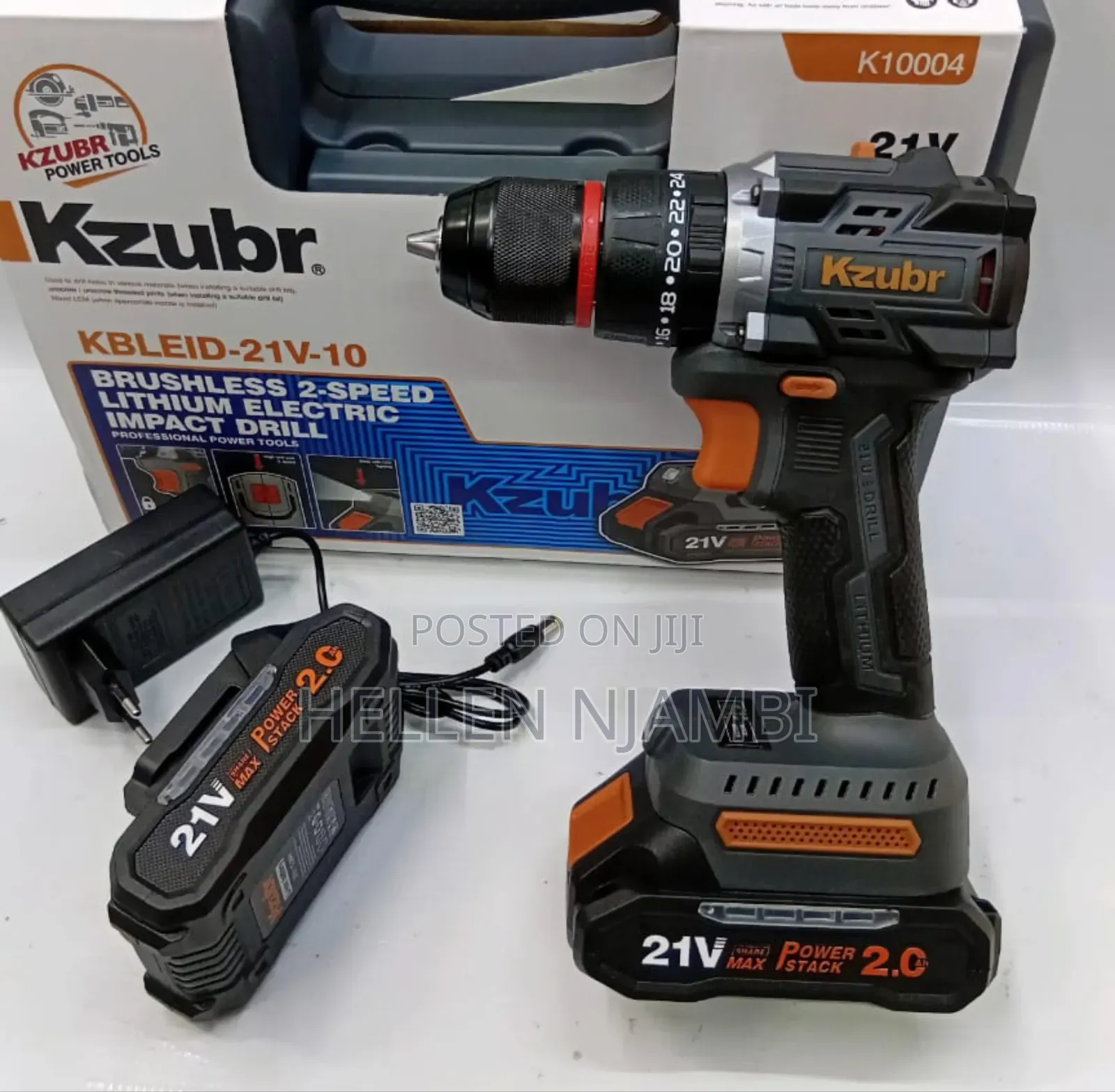 Kzubr 21v Cordless Brushless Drill