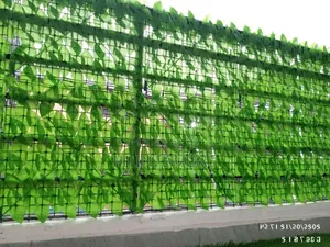 Light Green Artificial Privacy Fence Roll for Balcony Garden Use