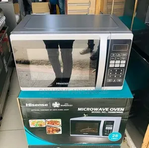 Silver Hisense Microwave