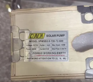 Kunda Solar Pump 72v 600watts 110mtrs