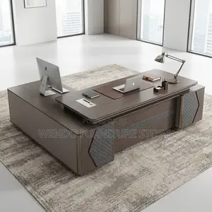 Office Desk : G12 2.4-Meter L-Shaped Executive Office Desk