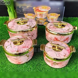 Signature Pearl Platina 4pcs Insulated Hotpot Set in Different Colors,