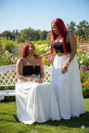 Boubou Skirts -White Black