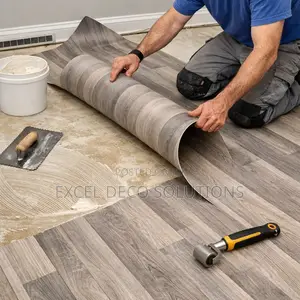 Vinyl Wood Look Carpet With Elegant Wood Finish