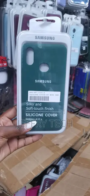 Samsung Galaxy A10s Silicone Cover in a Green Color Cover