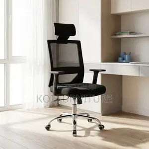 Office Chair : G12 Black High-Back Ergonomic Mesh Office Chair