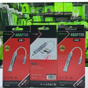 Aldeepo Ad-Kz01 *4 in 1* Usb C to Usb 3.0 2.0 Hub
