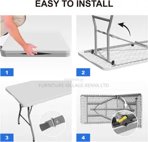 Dining Table: Heavy Duty Portable Plastic Dinning Table