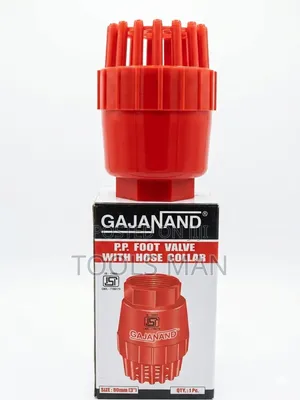 Gajanand 3 Inch (80mm) Pp Foot Valve With Hose Collar - Isi Certified.