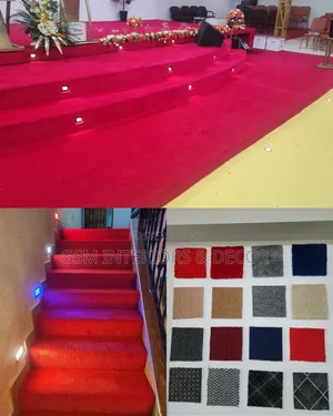 Pure Bliss Red Carpets on Pulpit and Stairs Chart