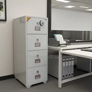 Fireproof Cabinet: 4 Drawers Fireproof Diplomatic Drawer Cabinet