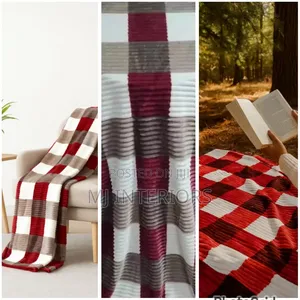 Comfortable Patterned Fleece Blanket for Family Use