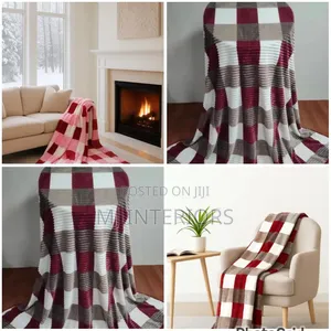 Multi-Color Patterned Fleece Blankets for Home Decor