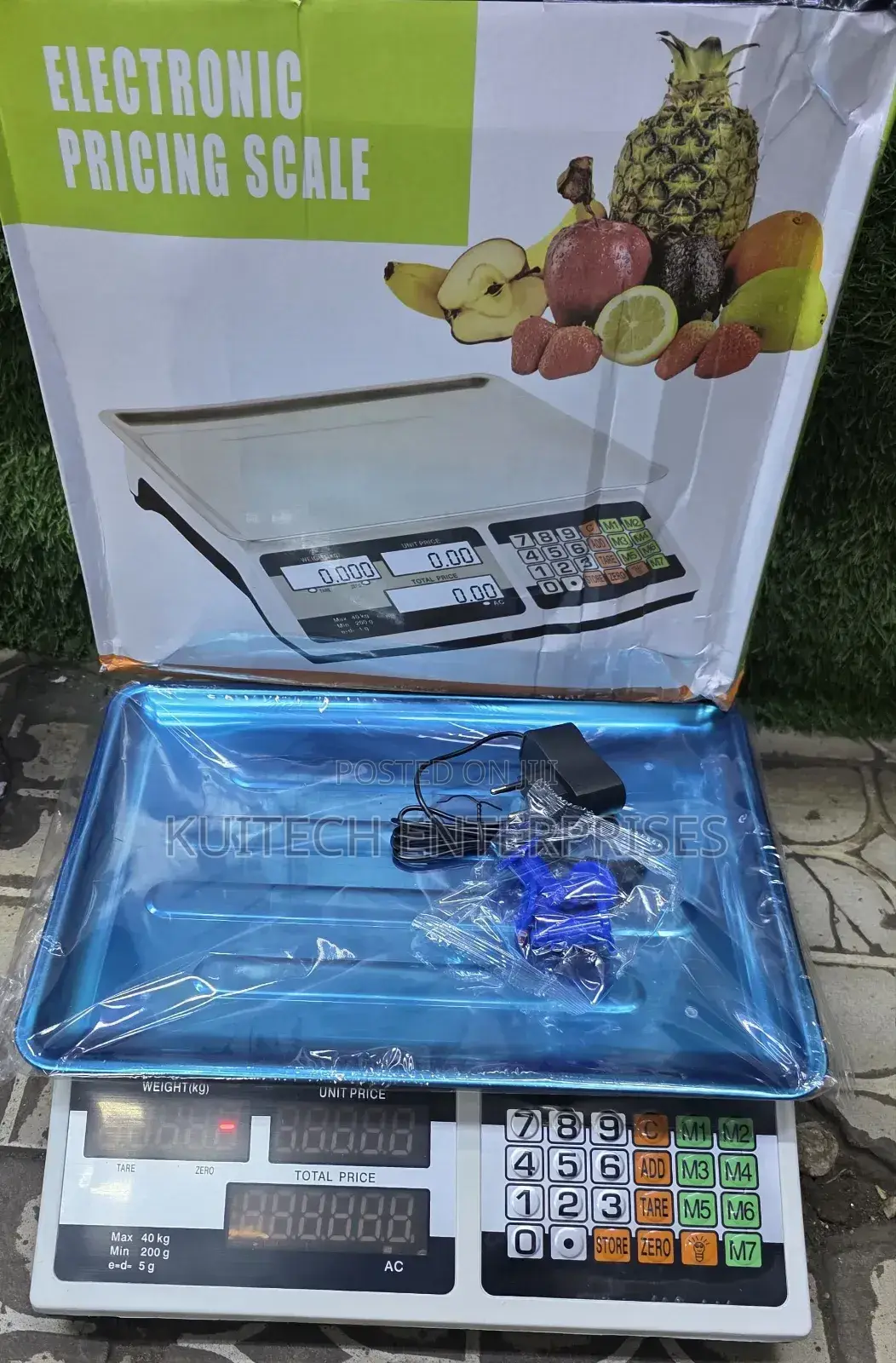 40kg Digital Weighing Scale/ Acs40 Flat Weighing Scale