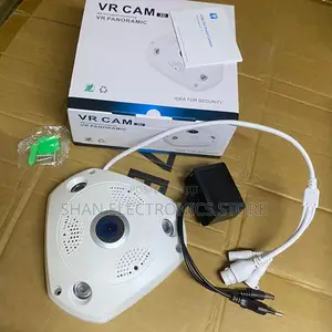 Vr-Cam 360° Fisheye Panoramic Ip Camera With Wifi
