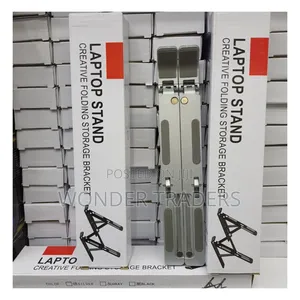 Laptop Stand – Folding Metal Laptop Desktop Notebook Stand / Holder