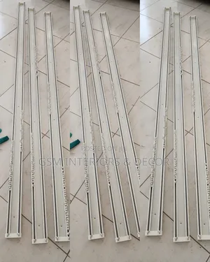 Pure White Aluminum Curtain Rails With Smooth Silent Glinders