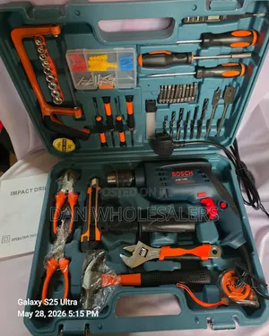 Bosch Corded Drill Set With Accessories