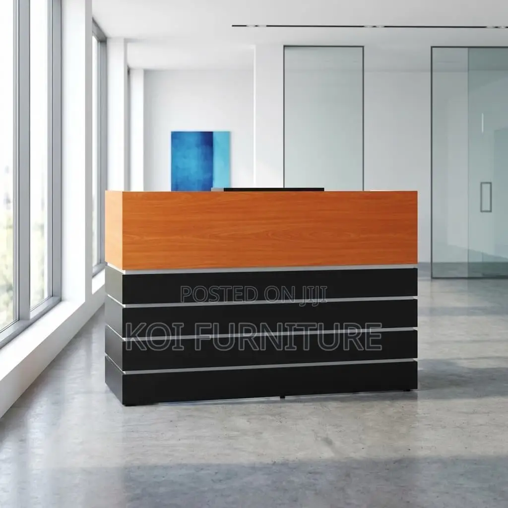 Office Desk : Modern 1.6-Meter Reception Counter