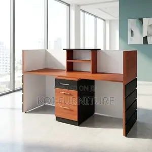Office Desk : Modern 1.6-Meter Reception Counter